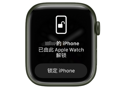 集贤苹果手机维修分享用 AppleWatch 解锁配备面容 ID 的 iPhone方法 