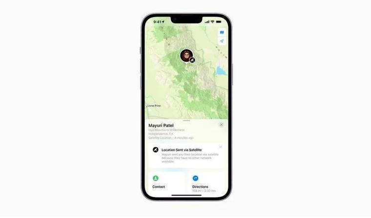 集贤苹果14维修分享iPhone14系列中 FindMy功能通过卫星分享位置方法教程 