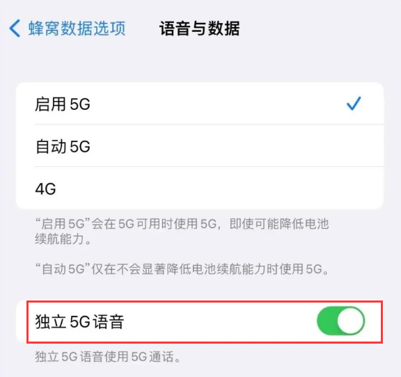 集贤苹果14维修分享iPhone 14 Pro如何开启VoNR 