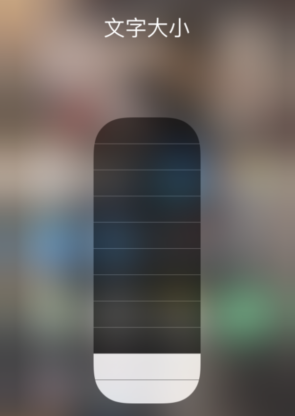 集贤苹果手机维修分享小技巧：在 iPhone 控制中心快速调节字体大小 