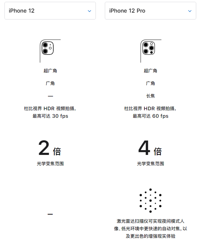 集贤苹果手机维修分享苹果 iPhone 12 与 iPhone 12 Pro 选哪款 